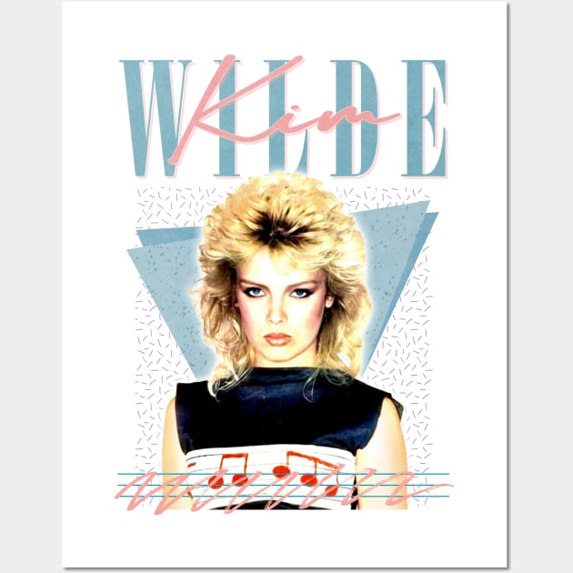 Kim Wilde / 80s Aesthetic Fan Art Design Wall Art by DankFutura